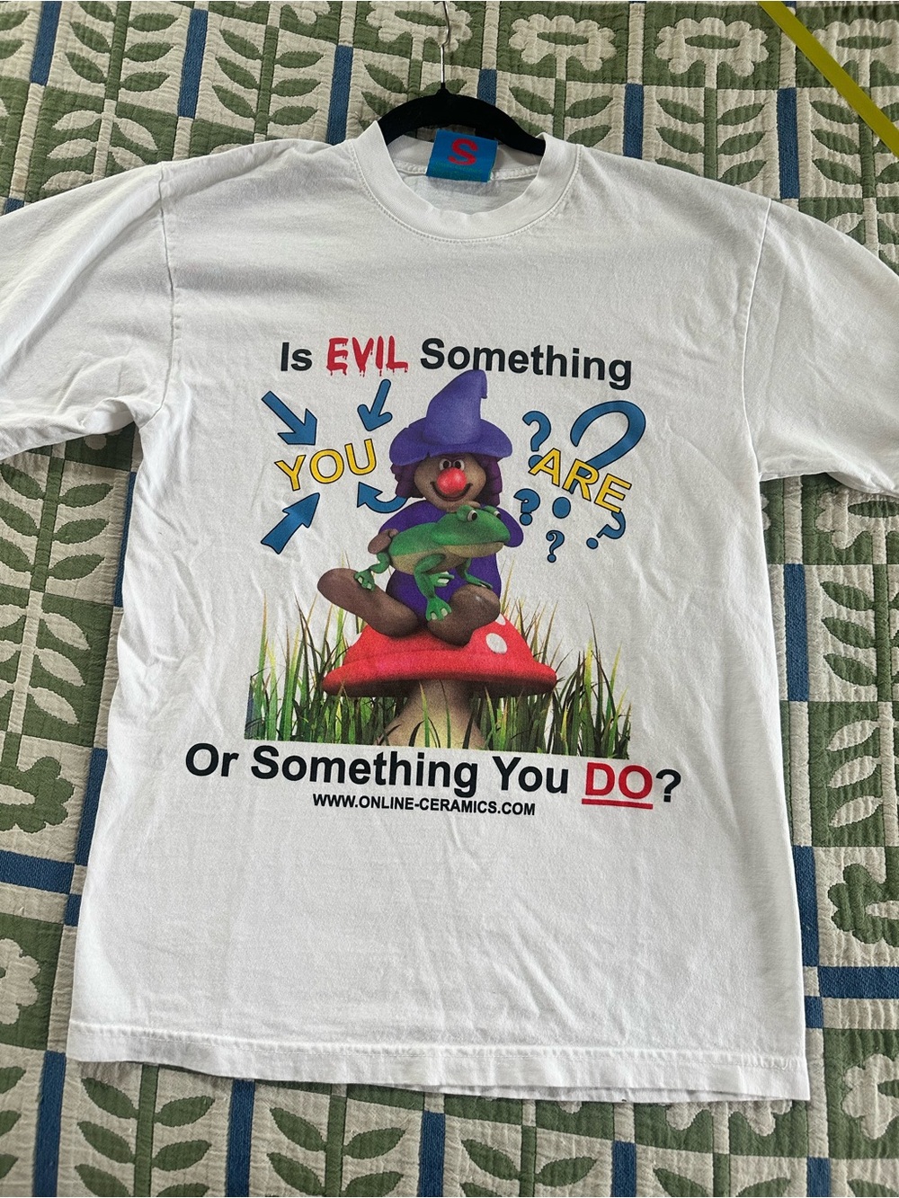 Online ceramics tee small